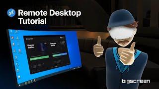 Bigscreen Remote Desktop How to STREAM YOUR PC to your Oculus Meta Quest 2