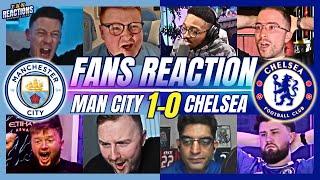 MAN CITY & CHELSEA FANS REACTION TO MAN CITY 1-0 CHELSEA  FA CUP SEMIN-FINAL