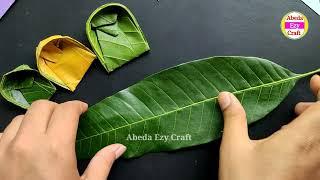 आम के पत्ते का सूप कैसे बनाये  Mango Leaf Craft  Mango Leaf Toran  @abedaezycraft