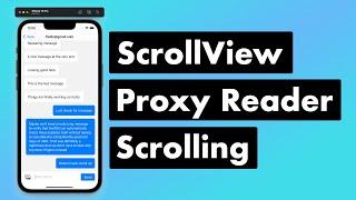 SwiftUI Firebase Chat 13 ScrollViewReader and Proxy Auto Message Scrolling