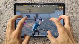 iPad Mini 6 HANDCAM  Pubg Test Gameplay Gyro 4 Fingers claw Sensitivity ️ FHD+60FPS