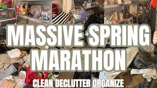 OVER 3 HOURS OF WHOLE HOUSE SPRING CLEANING MOTIVATION  EXTREME CLEAN WITH ME MARATHON 2024