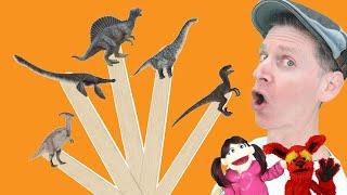 Dinosaurs Part 4  Pop Sticks Song with Matt  Dream English Kids