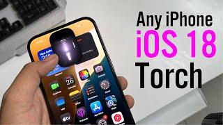 How To Get iOS 18 torch on Any iPhone  How To Get iOS 18 Torch on iPhone  iOS 18 Torch 