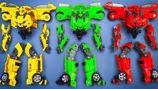 BUMBLEBEE Stopmotion Build Animated Rise of BEASTS Transformers Robot Tobot Car Toys #трансформеры
