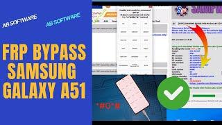 Frp Bypass Samsung Galaxy A51 with SamFw Tool simple click free 2024