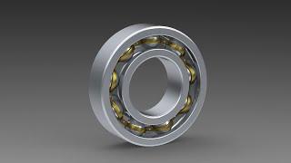 Ball Bearing Model Design and Assembly tutorial in Solidworks
