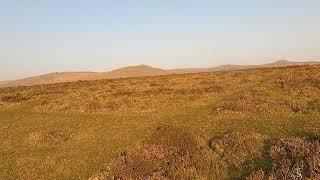 hiking towards Brat Tor Dartmoor.