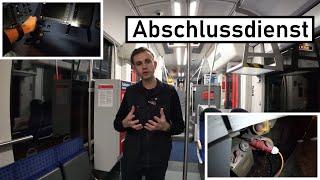 Abschlussdienst am TriebzugTriebwagen  Was ist zu tun?