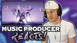 Music Producer Reacts to KDA - POPSTARS ft Madison Beer GI-DLE Jaira Burns