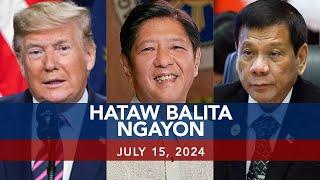 UNTV Hataw Balita Ngayon    July 15 2024