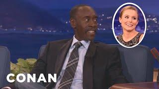 Don Cheadle Kristen Bells Frozen Success Has Gone To Her Head  CONAN on TBS