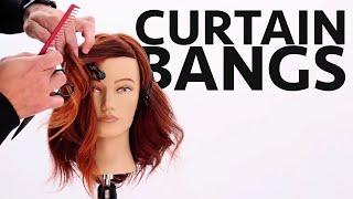 How To Cut Curtain Bangs or Fringe  Professional Technique