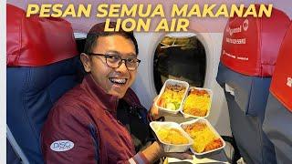 MUKBANG DI LION AIR COBAIN SEMUA MAKANAN INFLIGHT LION AIR JAKARTA KE MEDAN