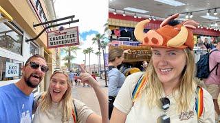 Whats New At The Disney Outlet Character Warehouse  Vineland Location Haul & Lunch At Portillos