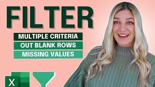 How to use the FILTER Function in Excel multiple use cases