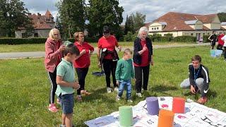 Des écoliers participent aux Olympiades Séniors de Moselle