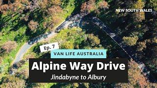 ROAD TRIPPING THE KOSCIUSZKO ALPINE WAY DRIVE - Jindabyne to Albury  Van Life Australia