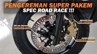 Pengereman SUPER PAKEM   Upgrade Kaliper Nissin Samurai Brake VS Disk KTC Floating Vario 125 150