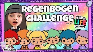 Toca Boca Regenbogen Challenge  Toca Life World Rainbow Characters  Alles Ava Gaming