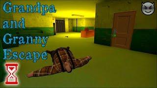 Избавился от шерифа и прошёл игру на Харде  Grandpa And Granny Escape House