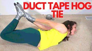 DUCT TAPE HOG TIE CHALLENGE