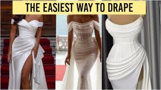 Draping Techniques  How to Drape on a Dress and Skirt  Step by Step Tutorial with Slash and Spread