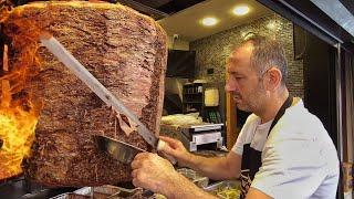 Fastest street food in turkey ? delicious Doner and cağ kebab.