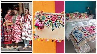 Top maxucan embroided things like hand bags  dress embroided shawls etc.