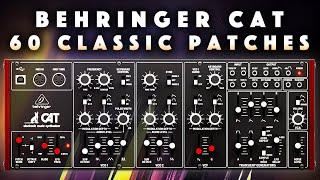 Behringer Cat Retro & Modern Patches Bass Lead. No Talk Demo