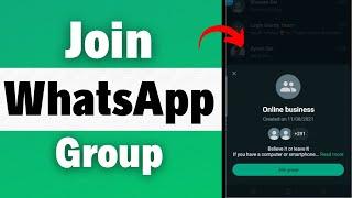 How To Join WhatsApp Group 2023 Join Public WhatsApp Group