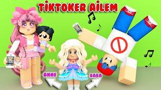  TİKTOKER AİLESİ BENİ EVLAT EDİNDİ  ‍‍ KOMİK HİKAYE  ROBLOX BROOKHAVEN  