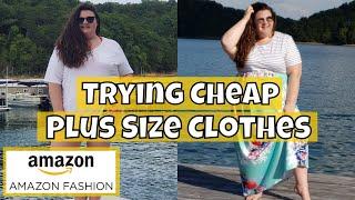 AMAZON FASHION HAUL - Inexpensive Plus Size Try-on
