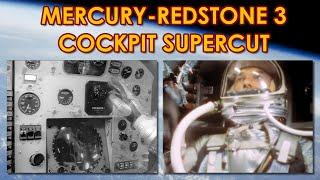 Mercury-Redstone 3 Cockpit Supercut - Onboard Full Mission - Freedom 7  Alan Shepard NASA HD