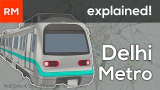 The HUGE Metro System You Don’t Hear Much About  Delhi Metro Explained
