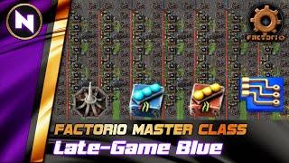 Late Game PROCESSING UNITS BLUE CIRCUITS with BeaconModules  Factorio TutorialGuideHow-to