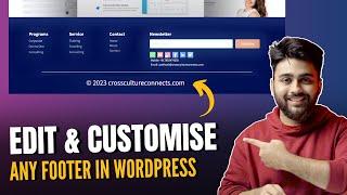 Easily Edit Footer in any WordPress Theme 2024