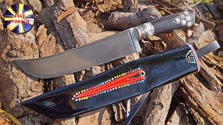 Pitschak Pchak Pichoq traditional Uzbek cooking hunting knife usbekisches Messer Chust Bukhara