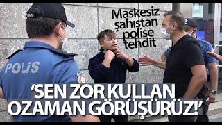 Tuzla’da Maskesiz Şahıstan Polise Tehdit