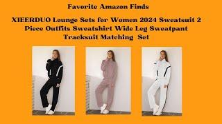 Favorite Amazon Finds  2024 XIEERDUO Lounge Sets for Women  Click the link to shop