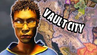 Vault City dominates the wasteland in HoI4 Old World Blues