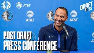 GM Nico Harrison POST DRAFT Press Conference  NBA DRAFT 2023