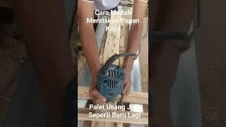 Cara Mudah Meratakan Papan Kayu cocok Bagi Pemula