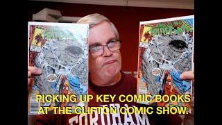 Picking Up Key Comic Books at the Clifton Comic Show