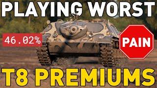 Playing the WORST Premiums in World of Tanks