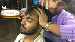 Best Indian Head Massage - Scalp and Upper Body Massage by Sunil  Episode- 1 ASMR  100th Upload