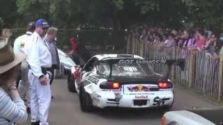 Mad Mike 4rotor Mazda RX-7 at Goodwood 2014