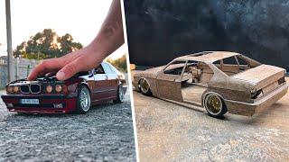 HOW TO MAKE A CAR FROM CARDBOARD? BMW E34 RC