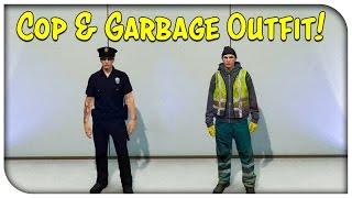 GTA 5 Online - NEW Police Uniform & Garbage Man Outfit Glitch After patch 1.28 GTA V