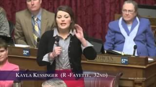 Delegate Kayla Kessinger R - Fayette 32nd - SB10 - 2nd Trimester Ban on dismemberment abortion